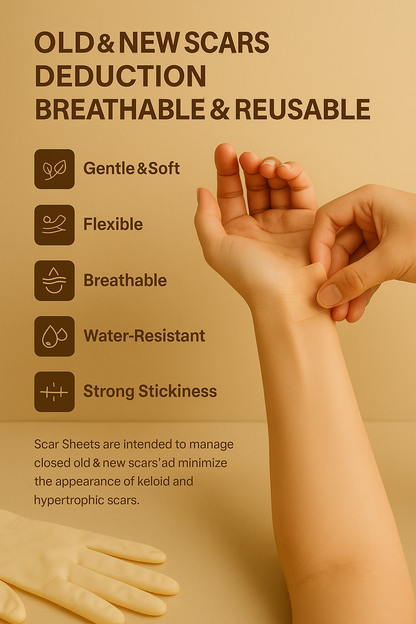 Invisible Silicone Scar Healing Strips