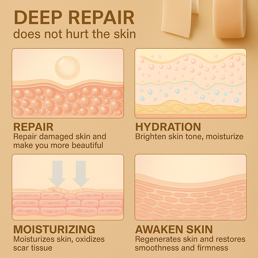 Invisible Silicone Scar Healing Strips